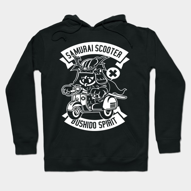 Samurai Scooter Hoodie by CRD Branding